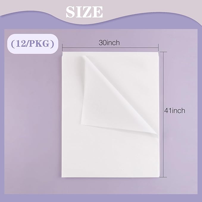Lineco, Unbuffered Interleaving Tissue Paper, Unbuffered, Acid-Free, 30 x 40 Inches, Preserve and Separate Prints, Documents, Letters, Newspapers (2 Set - Pack of 12) - Image 3