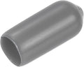 uxcell 20pcs Rubber End Caps 6mm(1/4") ID Vinyl PVC Round Tube Bolt Cap Cover Screw Thread Protectors Dark Grey by uxcell