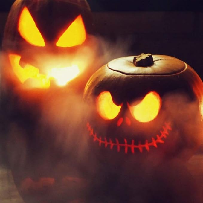 PULACO Mist Maker, 12 LED Mister Fogger Water Fountain Pond Fog Machine Atomizer Air Humidifier, Indoor Fountain Mister Foggers Perfect for Halloween - Image 6