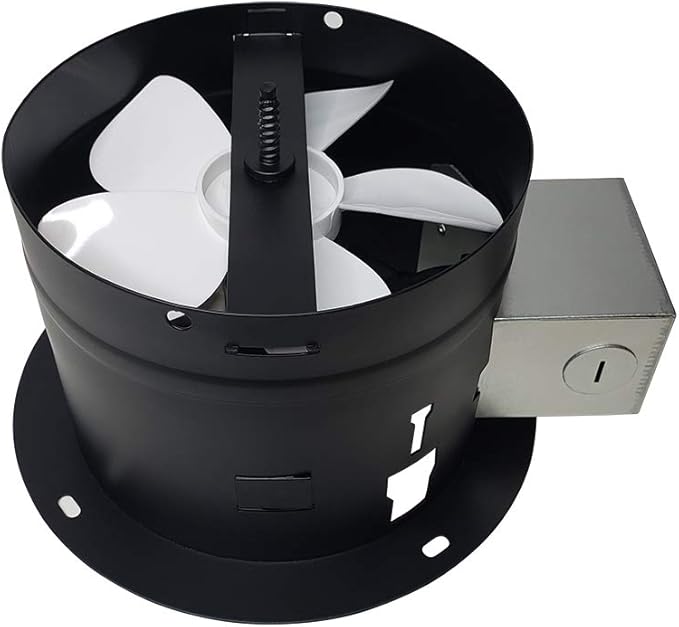BV Ventilation Exhaust Fan for Home 90 CFM - Wall Fan 4.0 Sones Quiet & Efficient Room-to-Room Airflow, up to 85 sq ft | 6" Diameter | Customizable Vent Fan - Removes Heat, Odors, Smoke & Humidity - Image 4