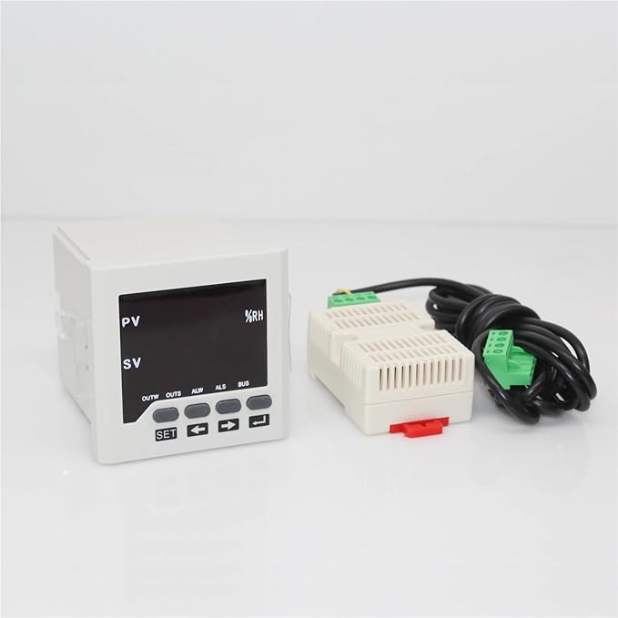Digital Temperature and Humidity Controller with Sensor Type Panel Thermostat Hygrometer 1Pcs(E) - Image 2