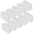 LeMotech Project Box 10 Pieces ABS Plastic Electrical Project Case Small Junction Box for Electronics White 2.76 x 1.77 x 1.14 inch (70 x 45 x 29 mm) by LeMotech