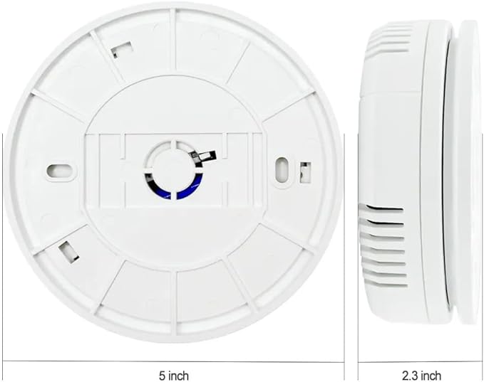 Carbon Monoxide Detector, VzmcovCO Monitor Powered by AA Battery (not Included), with LCD Digital Display, Used for Voice Alarm in Home Office, Hotel Garage, Kitchen, Bedroom, Living Room (1Pack) - Image 6