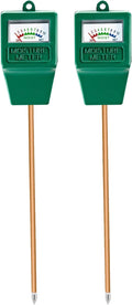 Soil Moisture Meter,2 Pack Plant Hygrometer Moisture Sensor Plant Water Monitor for Potted Plants,Garden,Farm, Lawn(No Battery Needed) by Hathdia