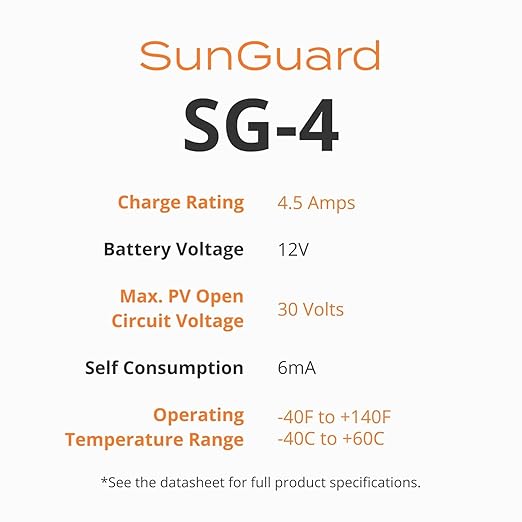 Morningstar Sunguard 4.5A PWM Solar Charge Controller (SG-4) - Intelligent Solar Panel Regulator. Supports 12V Batteries, Outdoor Rated, Highly Reliable and Easy to Install - Designed in The USA - Image 5
