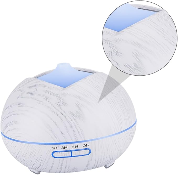 Essential Oil Diffuser with Remote Control Aromatherapy Humidifier with Waterless Auto-Off Colorful LED Lights Quiet Operation for Home Yoga Spa and Relaxation - Image 2