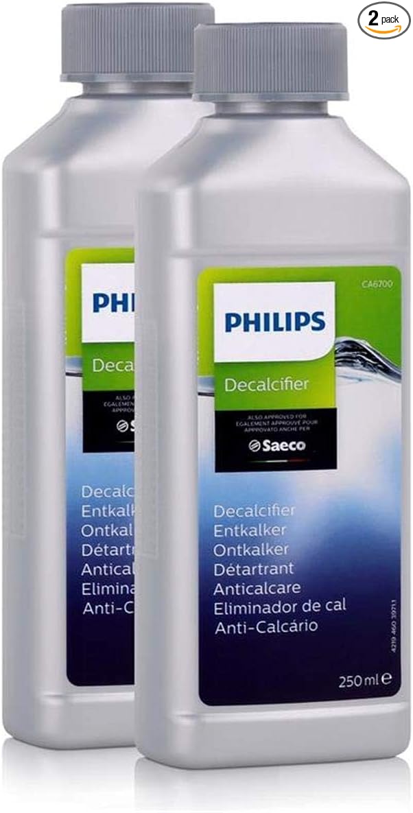 Philips CA6700/22 Universal Liquid Descaler for Philips, Saeco and Other Fully Automatic Coffee Machines Value Pack 2 x 250 ml by PhilipsKitchenAppliances