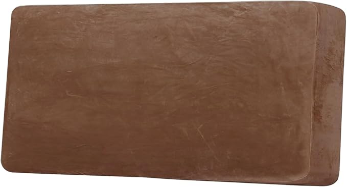 H.VERSAILTEX Velvet Stretch Individual Couch Cushion Cover Plush Cushion Slipcover for Loveseat Sofa Cushion Furniture Protector Seat Cushion Sofa Cover (1 Piece Sofa Cushion Cover, Caramel) by HVERSAILTEX
