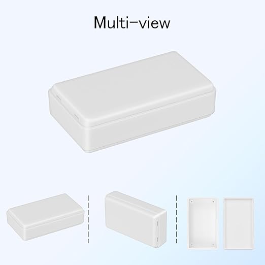 Project Box 8 Pieces Electrical Box Small Junction Box ABS Plastic Enclosure Power Electronic Case White 2.76" x 1.65" x 0.71"(70 x 42 x 18mm) - Image 6