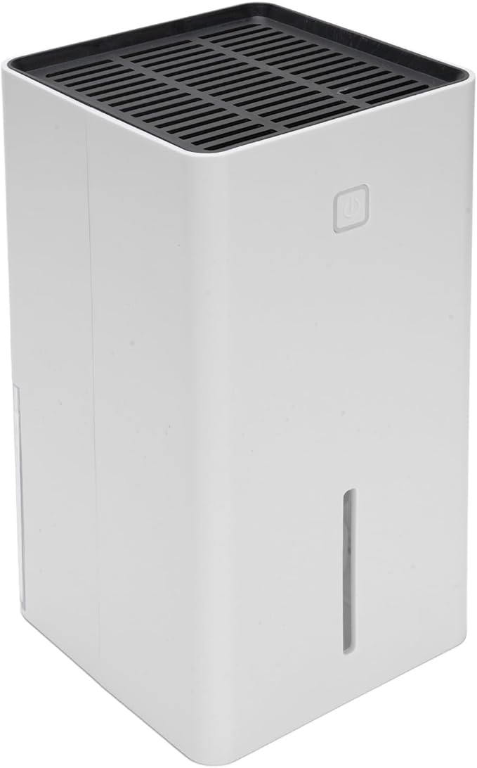 Quiet Dehumidifier, Efficient 350ml / D Electric Dehumidifier with 1.1L Water Tank, Ideal for Bedroom, Basement, RV, Hall, Auto Shut Off, 7 Colors LED Light (US Plug 110V) by ZIZEV