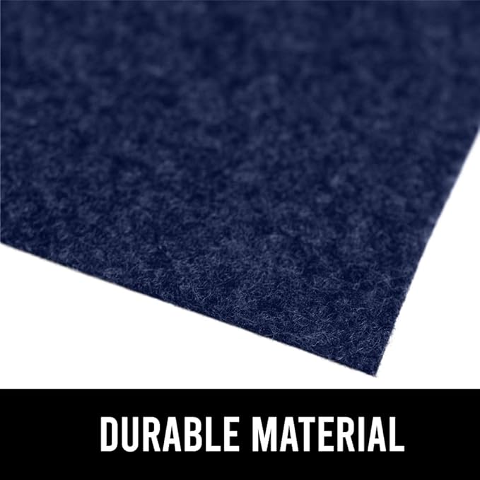 GORILLA GRIP LeakGuard Non-Adhesive Under Sink Mat for Kitchen Cabinet, Waterproof Quick Dry Shelf Liner, Durable Absorbent Felt Mats for Bathroom Sinks, Cabinets, Dresser, Easy to Trim, 24x24 Navy - Image 9