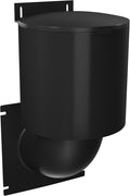 Dryer Vent Cover 4 inch (Black) with UV RESISTANT - Outdoor Dryer Vent Cover Natural Energy Saving, Dryer Vent Seal for Home Exterior by Raeflow