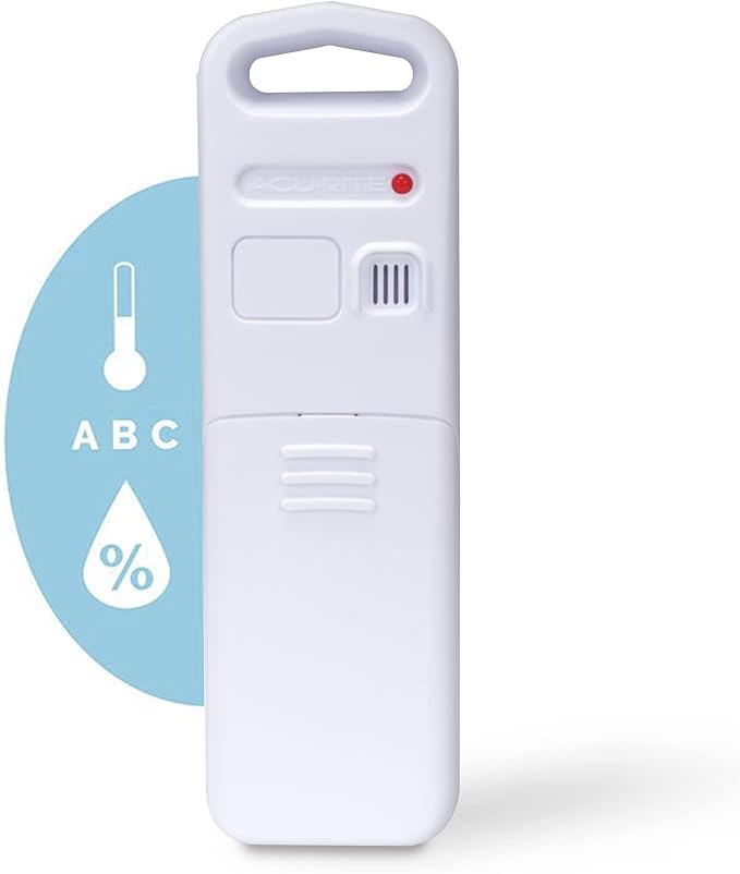 AcuRite Wireless Indoor Outdoor Temperature and Humidity Sensor with A-B-C Switch (06002M / 592TXR) by AcuRite