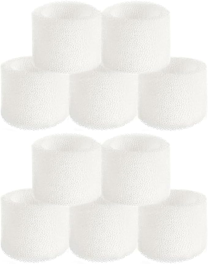 Replacement Filter 10-Pack Compatible with Msolok 150, 200S, 300S & 600S Series Humidifiers – Sponge Filter Pads to Improve Humidification Efficiency by Welham+Green