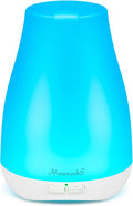 Homeweeks Diffusers, 100ml Colorful Essential Oil Diffuser with Adjustable Mist Mode, Auto Off Aroma for Bedroom/Office/Trip (100 ML 1 Pack) by Homeweeks
