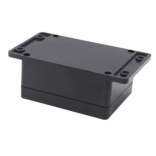 Zulkit Junction Box ABS Plastic Dustproof Waterproof IP65 Universal Electrical Boxes Project Enclosure with Fixed Ear Black 4.5 x 3.5 x 2.2 Inch (115 x 90 x 55mm)(Pack of 1) - Image 3
