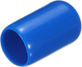 uxcell 20pcs Rubber End Caps 7.5mm ID Vinyl PVC Round Tube Bolt Cap Cover Screw Thread Protectors Blue by uxcell