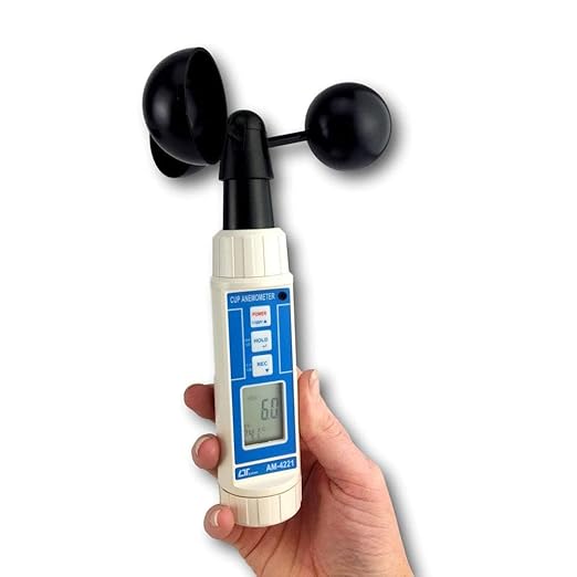 Electronic Wind Speed Cup Anemometer for Meteorological Station, Environmental Monitoring, Marine and Offshore Alongwith Calibration Certificate by instrukart Model: AM-4221 - Image 2