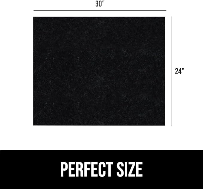 GORILLA GRIP LeakGuard Non-Adhesive Under Sink Mat for Kitchen Cabinet, Waterproof Quick Dry Shelf Liner, Durable Absorbent Felt Mats for Bathroom Sinks, Cabinets, Dresser, Easy to Trim, 24x30 Black - Image 7
