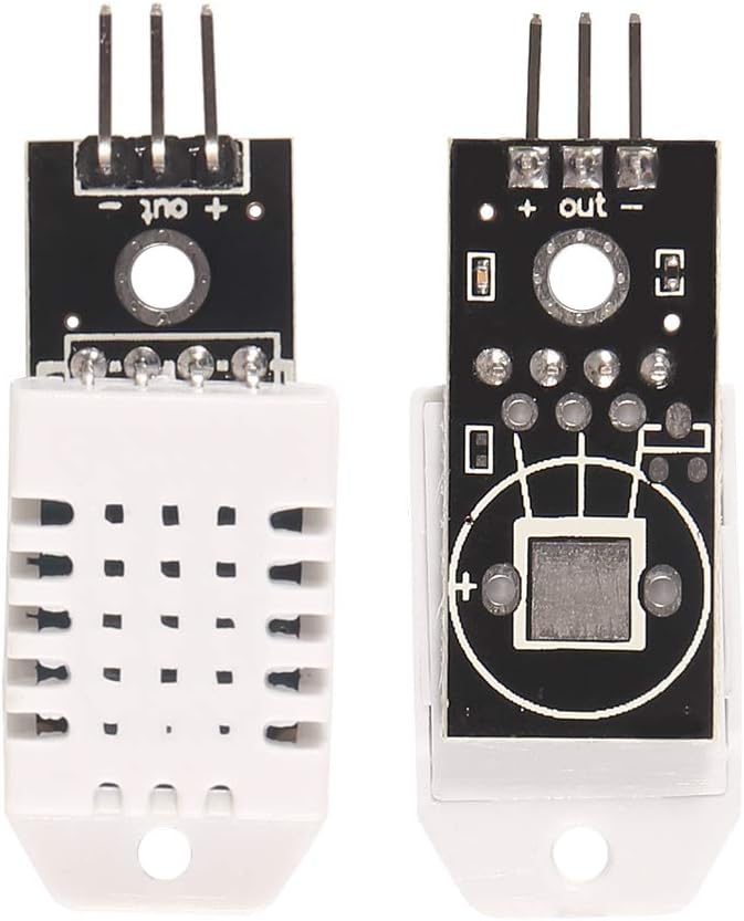 6pcs DHT22/AM2302 Digital Temperature and Humidity Sensor Module Temperature Humidity Monitor Sensor Replace SHT11 SHT15 for Arduino Electronic Practice DIY (DHT22) - Image 2