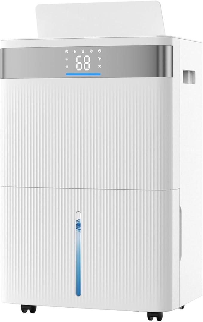 VEVOR 80 Pints Dehumidifier for Home & Basement, 4500 Sq.Ft Large Coverage, Drain Hose for Commercial & Industrial Use, Smart Humidity Control, Low Noise for Warehouses, Bathroom, Bedrooms & Storage - Image 9