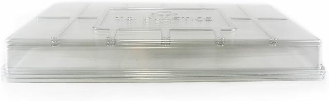 Living Whole Foods Plant Tray Clear Plastic Humidity Domes: Pack of 5 - Fits 10 Inch x 20 Inch Garden Germination Trays - Greenhouse Grow Covers by Living+Whole+Foods