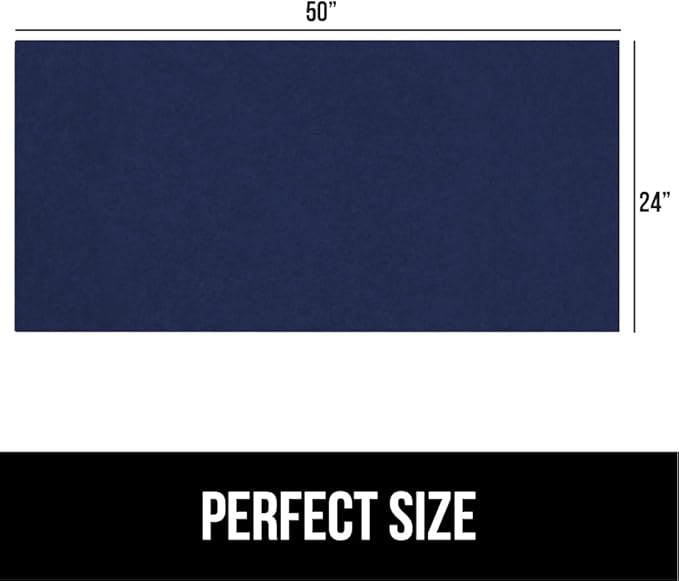 GORILLA GRIP LeakGuard Non-Adhesive Under Sink Mat for Kitchen Cabinet, 24x50, Waterproof Quick Dry Shelf Liner, Durable Absorbent Felt Mats for Bathroom Sinks, Cabinets, Dresser, Easy to Trim, Navy - Image 7