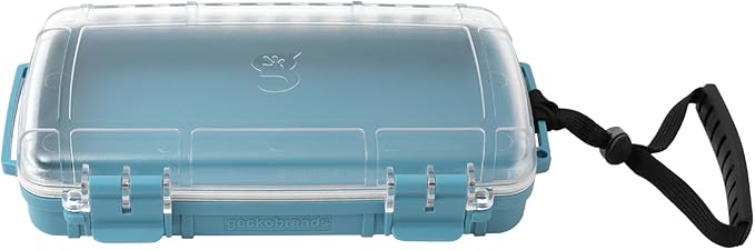 geckobrands Waterproof Dry Box with Silicone Liner – Durable, Dust-Proof, Crush-Proof Storage for Electronics and Gear by geckobrands