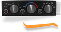 Flecto 599-006 AC Heater Control Panel with Rear Defogger - 1996-2000 Chevy, Cadillac, GMC (Escalade, C1500, Suburban, Tahoe, Yukon) - Replaces OEM 9378805, 16231165 by Flecto