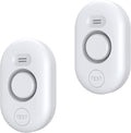 METAK Water Leak Detector Sensor Alarm: Home Water Flooding Monitor Smart Sink Overflow Monitoring Adjustable Wet Moisture Alert Pipe Leakage Drip Detection Warning for Basement Floor (2 Sensor) by METAK