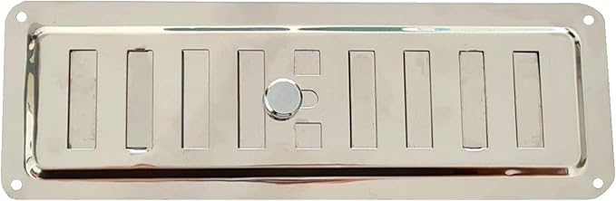 HVAC Adjustable Stainless Steel Non-Magnetic Ventilation Grille, Regulated Air Vent INOX AISI 316, Adjustable Convection Air Outlet/Inlet Grille, Air Diffuser. (9 x 3 inches) - Image 7