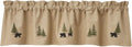 Park Designs Farmhouse Kitchen Valances for Windows - Black Bear Embroidered | Fall Decor Window Valance Curtains | Plaid Curtain Valances for Windows | Boho Living Rooms & Bathrooms | 60" x 14" by ParkDesigns