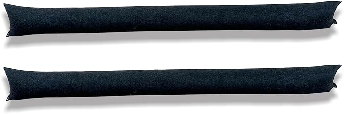 2Pcs 5FT Water Activated Flood Barriers for Garage and Home Doors, Sandless Sandbag for Rain Water Control, Easy to Use (5ft, 2Pack) by jindouyun