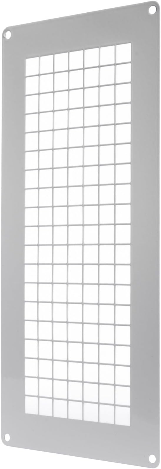 Repa Market 10" x 5" Inch White Galvanized Steel Rectangular Crawl Space Vent Grid - Inlet Outlet Ventilation Guard - Universal Metal Air Supply Exhaust Protection Mesh - Durable Duct Grille - Image 6