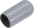 uxcell 20pcs Rubber End Caps 7mm ID Vinyl PVC Round Tube Bolt Cap Cover Screw Thread Protectors Grey by uxcell