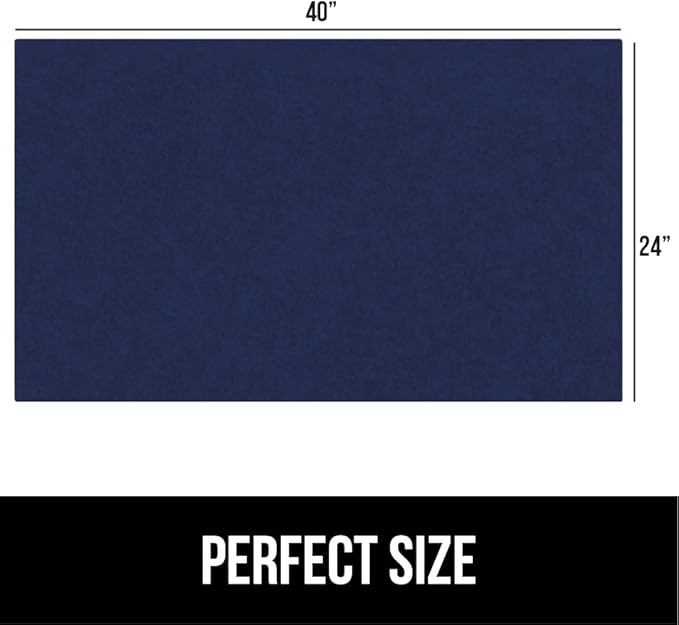 GORILLA GRIP LeakGuard Non-Adhesive Under Sink Mat for Kitchen Cabinet, 24x40, Waterproof Quick Dry Shelf Liner, Durable Absorbent Felt Mats for Bathroom Sinks, Cabinets, Dresser, Easy to Trim, Navy - Image 7