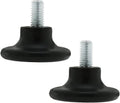 uxcell M8 x 18 x 45mm Screw on Furniture Glide Leveling Feet Floor Protector Plastic Pad Adjuster for Cabinet Chair Leg 2 Pack by uxcell