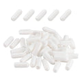 DMiotech 100 Pack 4mm ID White Screw Thread Protectors Rubber End Caps Bolt Covers for Screw Bolt Furniture Pipe by DMiotech