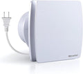 Venta 4 Inch Exhaust Fan – 1.5 Sones, Quiet Wall Mount Bathroom Exhaust Fan – Powerful 56 CFM Airflow, Anti-Backflow, Energy-Efficient - For Kitchen, Garage, Office - White by Venta