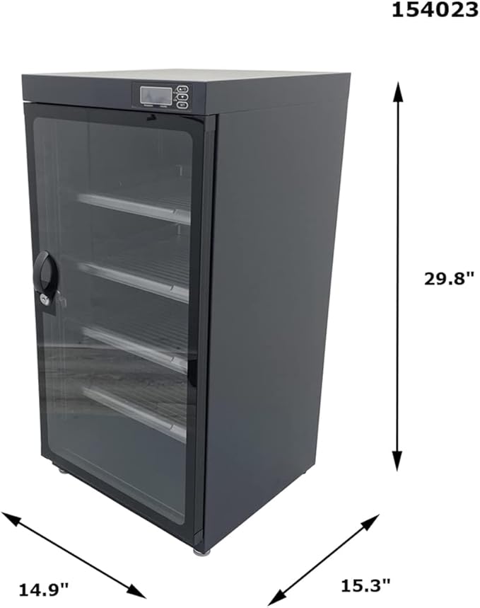 100L 5 Layers Electronic Dry Cabinet Camera Storage Dehumidify Cabinet 100-240V Noiseless and Energy Saving for Camera and Lenses Automatic Digital Camera Storage Dry - Image 3