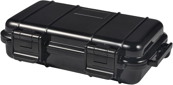 Ejoyous Waterproof Dry Storage Box, Waterproof Box Plastic Survival Container Shockproof Dry Storage Case with 2 U Shape Buckle for Fishing Camping Hiking by Ejoyous