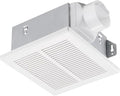 Bathroom Exhaust Fan, 50 CFM,1.0 Sone DC Motor,Quiet Bathroom Fan with No Attic access Needed Installation, Ceiling Mounted,Energy Star Certified Ventilation Fan, 3inch Duct,White by Unknown