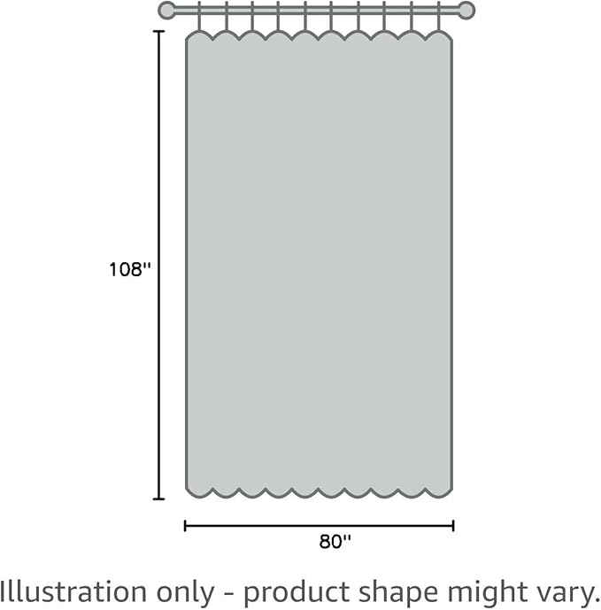 NICETOWN Patio Door Curtain Vertical Blinds, Grommet Top Room Divider Curtain Panel Thermal Insulated for Bedroom/Living Room (Greyish White, W80 by L108, 1 Panel) - Image 9