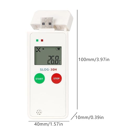 High Accuracy Temperature Humidity Data Logger with LCD Display Alarm Function for Warehouse Cold Chain - Image 4