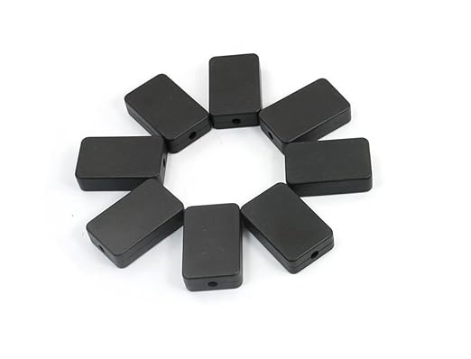 YXQ 55 x 35 x 15mm Black Waterproof Junction Box Electrical Small Project Case Engineering Wire Switch Plastic, 24Pcs by YXQ