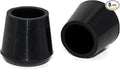 Flyshop 5/8", 16mm, Patio Round Furniture Leg Caps, Furniture Table Feet Covers Floor Protectors, Anti-Skid Non-Marking Silicone Legs Tips, 8 Pack, Black by Flyshop