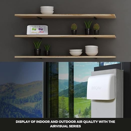IQAir AirVisual Air Quality Monitor Bundle, Swiss-Designed Indoor & Outdoor Sensors, Professional Grade Real-Time Air Quality Tracking - Image 5