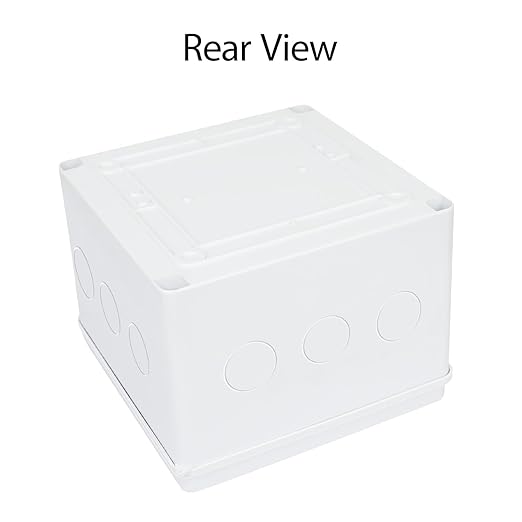 LeMotech Junction Box, Electrical Box IP65 Water Resistant Dustproof ABS Plastic Project Enclosure for Electronics White, External Size 7.8 x 7.8 x 5.9 inch - Image 8