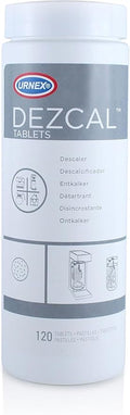 Dezcal Descaling Tablets - 120 Uses, Universal Compatibility with Keurig, Nespresso, Breville, De’Longhi, and More - Effective Descaler for Coffee Makers, Espresso Machines, Boilers, and More by Urnex