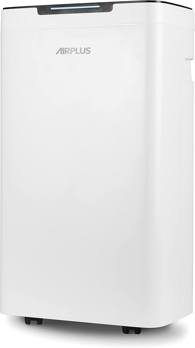 AIRPLUS 1,500 Sq. Ft Dehumidifier for Basement, 30 Pints Powerful Dehumidifier for Home, Large Rooms, Bedrooms, Sufficient Capacity Water Tank with Drain Hose (AP2011N) by AIRPLUS